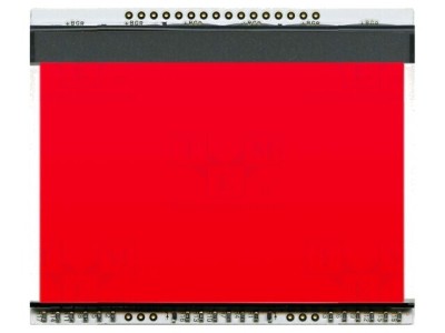 Iluminare de Fundal LED Roșie 78x64x3.8mm foto