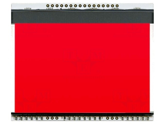 Iluminare de Fundal LED Roșie 78x64x3.8mm