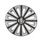 trend Set 4 capace roti Silver/black cu inel cromat Trend R14 pentru gama auto Alfa Romeo Trend Silver-Black