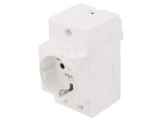 Priză Schuko 250V 16A pentru șină DIN ACTI9
