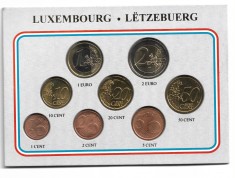 Luxemburg - Set Complet Monede 2002 - UNC foto