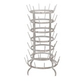 Cumpara ieftin Suport cani metal gri &Oslash; 37x66 cm