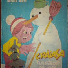 carte veche POVESTI copii,CRAIASA FULGILOR DE NEA,MIRUNA MARIN,1989