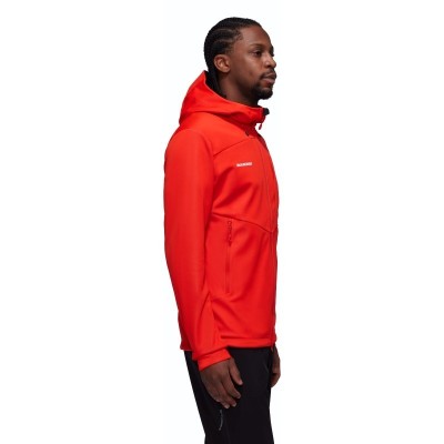 Jachetă MAMMUT Ultimate VII SO Hooded mammut red XXL foto