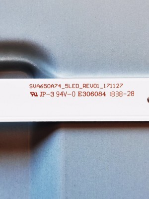 Barete LED SVA650A74_5LED_REV01_171127 Ecran S650QF59 V5 Din Sony KD-65XF7096 foto