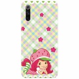 Husa silicon pentru Xiaomi Mi 9, Strawberry Girl