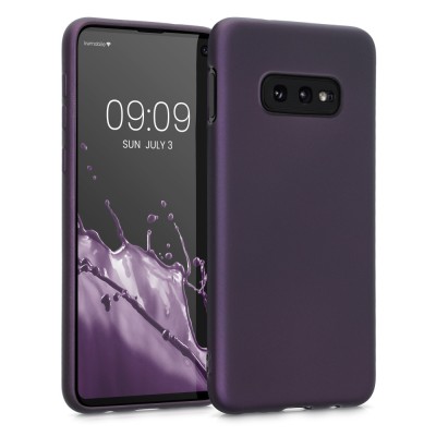 Husa Kwmobile pentru Samsung Galaxy S10e, Silicon, Mov, 47575.115 foto