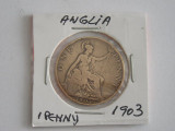 M3 C50 - Moneda foarte veche - Anglia - one penny - 1903, Europa