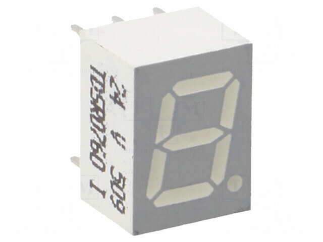 Afișaj LED 7 Segmente 7mm Roșu Catodic