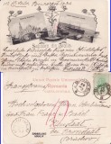 Braila- Colaj 1902 , litografie , RR, Circulata, Printata