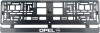 Set 2 bucati, suport numar inmatriculare Carbon, Opel, Autohelix MSA