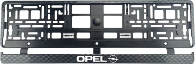 Set 2 bucati, suport numar inmatriculare Carbon, Opel foto