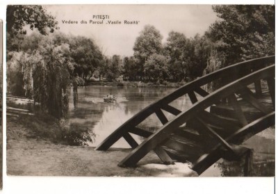 CPIB 15713 CARTE POSTALA - PITESTI. PARCUL VASILE ROAITA, RPR foto