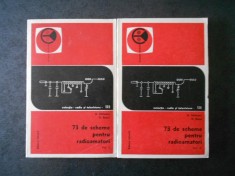 A. SAHLEANU - 73 DE SCHEME PENTRU RADIOAMATORI 2 volume foto