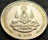 Moneda COMEMORATIVA 1 (NEW) BAHT - THAILANDA. anul 1996 *cod 2265 A = UNC, Asia
