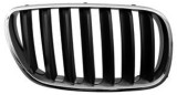 Grila radiator Bmw X3 (E83), 2006-11.2010, dreapta, crom/negru, 51113420088, 20550510