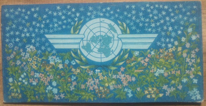 Proiect ONU// tempera pe carton, Teodora Moisescu Stendl
