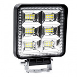 Proiector LED pentru Off-Road, ATV, SSV, putere 144W, culoare 6500K, tensiune, Amio