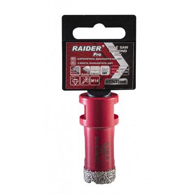 Freza diamantata pentru frezare uscata Raider, M14 x 22 mm foto