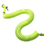 Cumpara ieftin Furtun de udare &icirc;n spirală cu pistol, verde, 15 m