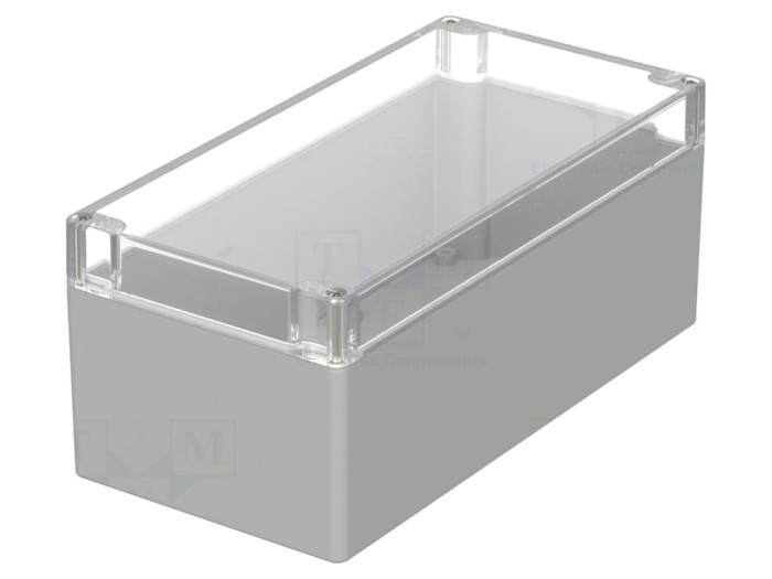 Carcasă universală IP66, transparentă