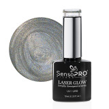 Cumpara ieftin Oja Semipermanenta Holografica Laser Glow SensoPRO Milano 10ml, Aurora Glam #01