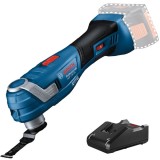 Bosch GOP 18V-34 + GAL 18V-40 - Multicutter fara acumulatori Li-Ion 18 V - Ah + Incarcator acumulatori
