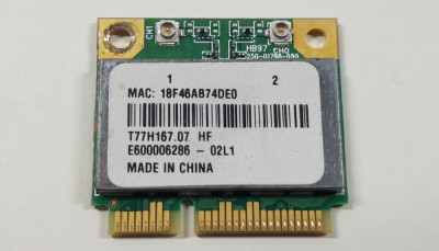 Placa wireless Acer Aspire 3830T, T77H167.07 foto