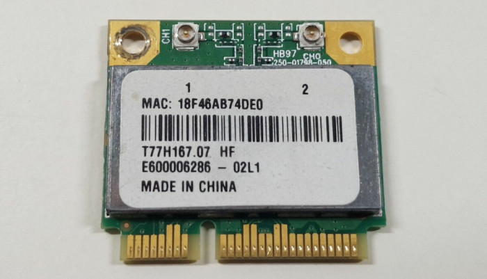 Placa wireless Acer Aspire 3830T, T77H167.07