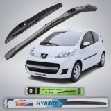 Cumpara ieftin Ștergătoare Peugeot 107 3 uși Facelift (2009&ndash;2012) Hibrid | Set Complet &ndash; TeamCar&reg;