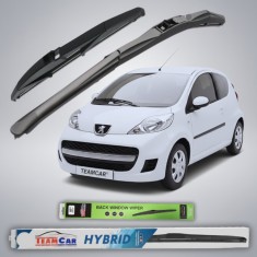 Ștergătoare Peugeot 107 3 uși Facelift (2009&ndash;2012) Hibrid | Set Complet &ndash; TeamCar&reg;