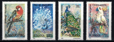 ROMANIA 1999 - Pasari / serie completa MNH foto