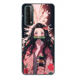 Husa compatibila cu Huawei P Smart 2021 Silicon Gel Tpu Model Demon Slayer Nezuko