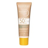 Cumpara ieftin Fluid Cover Touch Photoderm, SPF50+, nuanta aurie, 40 g, Bioderma