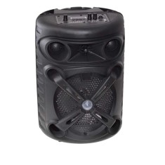 Boxa portabila cu maner extensibil elSales QS-S830 cu Bluetooth, USB, cititor card, microfon, telecomanda,