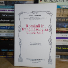 DAN A. LAZARESCU - ROMANII IN FRANCMASONERIA UNIVERSALA , 1997 #