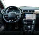 Folie Protectie Navigatie Citroen C3 2019+, Duragon, protectie Display Navigatie, silicon Transparent, Anti-zgarieturi, kit instalare
