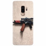 Husa silicon pentru Samsung S9 Plus, AK Kalashnikov Gun Of Military