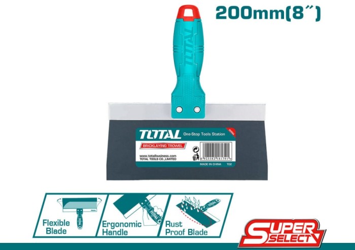 Spaclu lat pentru gips-carton TOTAL - 8&quot;/200mm