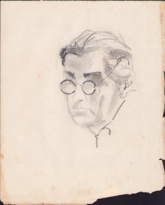 HST A1679 Schiță de Dimitrie &amp;quot;Puiu&amp;quot; Eitel nesemnată foto