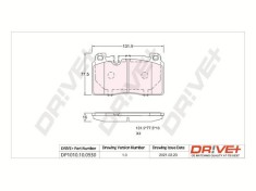 Dr!ve+ DP1010.10.0930 set placute frana,frana disc
