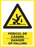Placuta pentru pericol de cadere danger of falling
