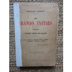 LES GRANDS INITIES - EDOUARD SCHURE