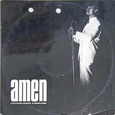 Disc vinil, LP. Amen J. Littleton Chante O. Vercruysse-JOHN LITTLETON foto