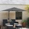 vidaXL Parasol de grădină montat pe perete , antracit, 247 cm