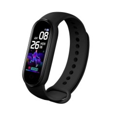 Bratara fitness FOXMAG24, bluetooth, pedometru, notificari, negru
