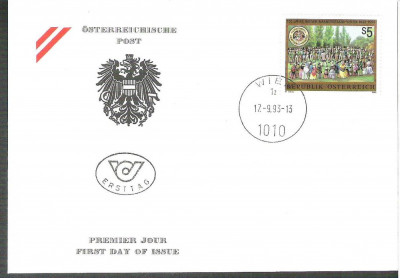 Austria &amp;Ouml;sterreich 1993 150 Jahre FDC K.202 foto