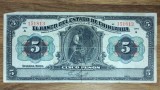 Cumpara ieftin Mexic provincia Chihuahua - bancnota rara de razboi civil - 5 pesos 1915 - starea din imagini