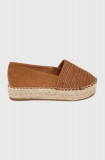 Answear Lab espadrile culoarea maro, cu platforma