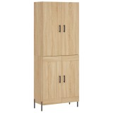 Cumpara ieftin Dulap inalt, stejar sonoma, 69,5x34x180 cm, lemn compozit